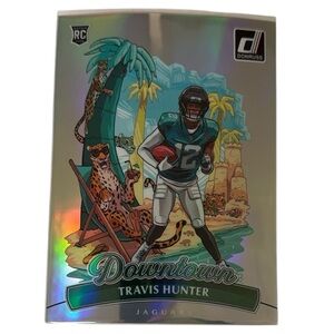 Panini Donruss Oversized Downtown Travis Hunter Rookie Card 2025